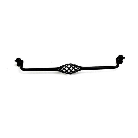 Century Hardware 44039D-MB Orleans 10" Centers Wrought Iron Drop Down Cabinet Pull Matt Black