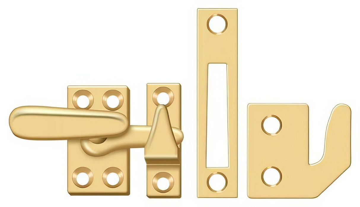 Deltana CF066CR003 lifetime polished brass casement latch
