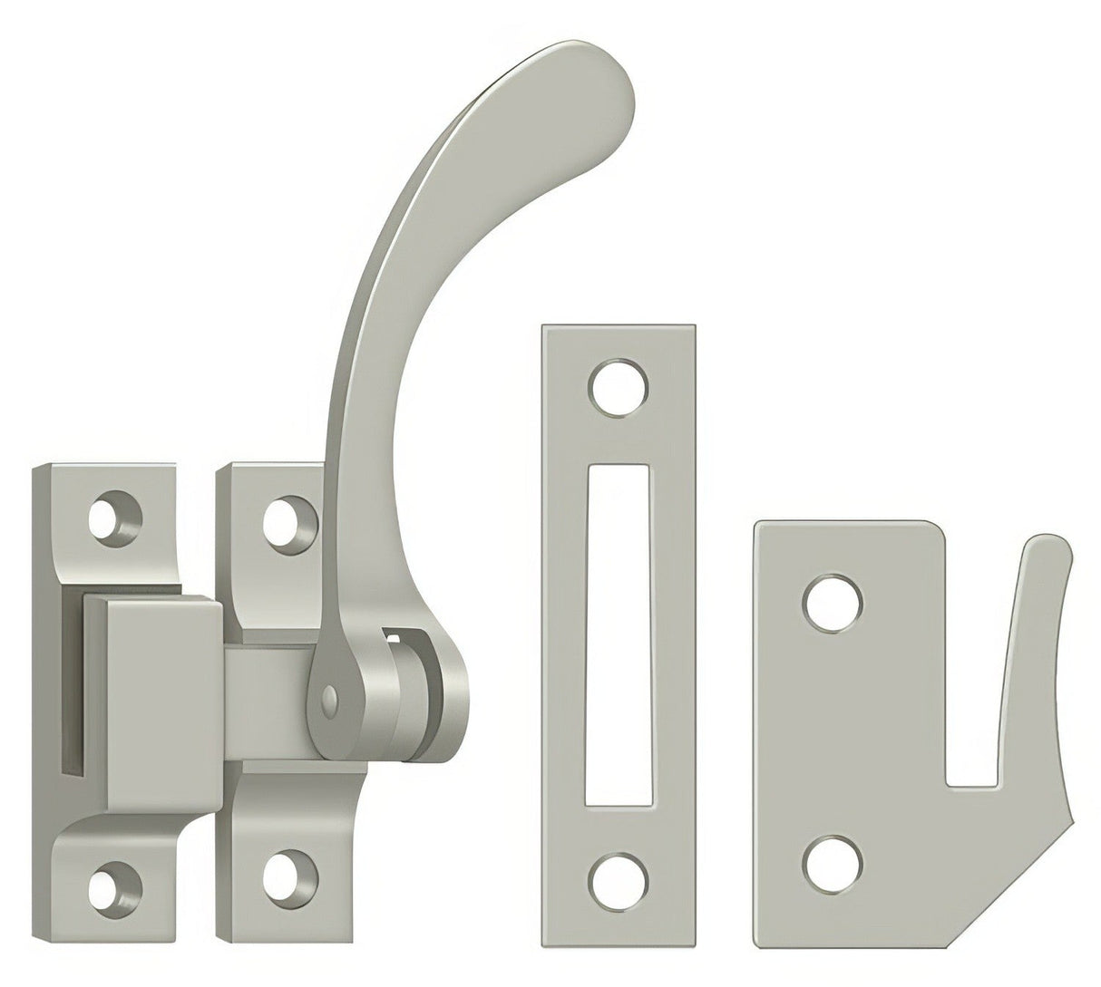 Deltana CF450U15 satin nickel casement fastener