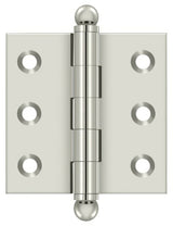 Deltana CH2020U14 polished nickel finial