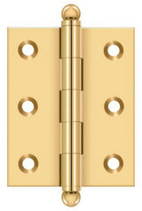 Deltana CH2520CR003 lifetime polished brass finial