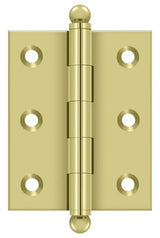 Deltana CH2520U3 polished brass finial