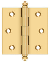 Deltana CH2525CR003 lifetime polished brass finial