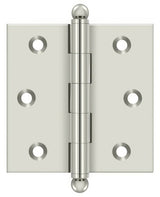 Deltana CH2525U14 polished nickel finial