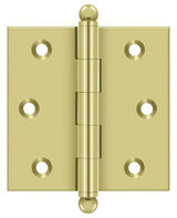 Deltana CH2525U3 polished brass finial