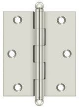 Deltana CH3025U14 polished nickel finial