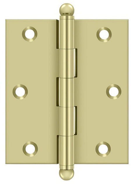 Deltana CH3025U3-UNL unlacquered bright brass finial