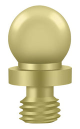 Deltana CHBT3-UNL unlacquered brass finial