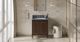 Jeffrey Alexander Percival 30" Dark Walnut Single Sink Bathroom Vanity with Grey Marble Top - 8 in. Widespread Faucet Top product image 6