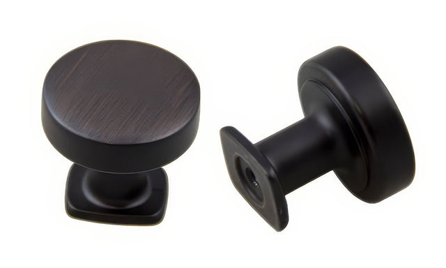Crown Cabinet Hardware CHK121810B oil rubbed bronze round cabinet knob