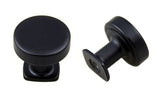 Crown Cabinet Hardware CHK1218BK matte black round cabinet knob