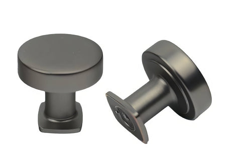 Crown Cabinet Hardware CHK1218DP dark pewter round cabinet knob