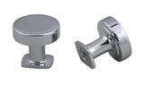 Crown Cabinet Hardware CHK1218PC polished chrome round cabinet knob