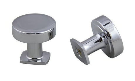Crown Cabinet Hardware CHK1218PC polished chrome round cabinet knob
