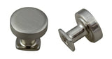 Crown Cabinet Hardware CHK1218SN satin nickel round cabinet knob