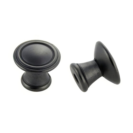 Crown Cabinet Hardware CHK80110DACM weathered black cabinet knob