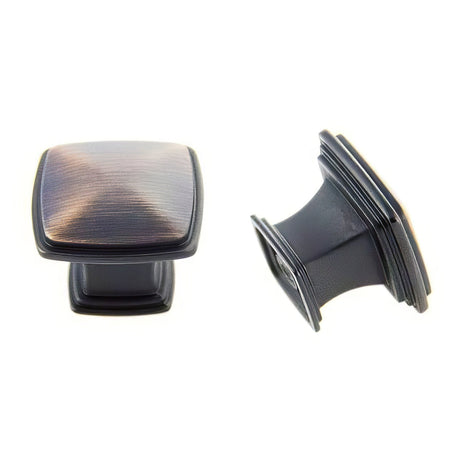 Crown Cabinet Hardware CHK8109110B oil rubbed bronze square cabinet knob