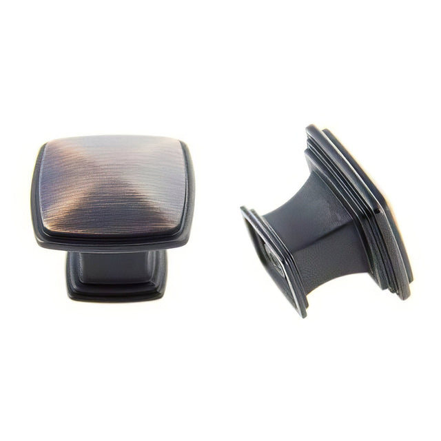 Crown Cabinet Hardware CHK8109110B oil rubbed bronze square cabinet knob
