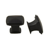 Crown Cabinet Hardware CHK81091BK matte black square cabinet knob