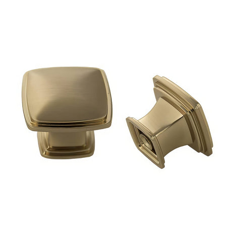 Crown Cabinet Hardware CHK81091RG rose gold square cabinet knob