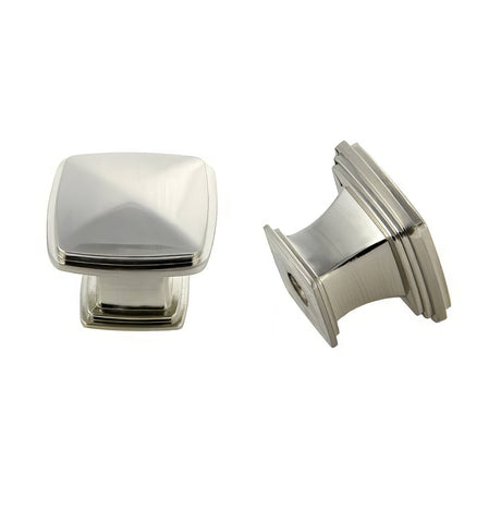 Crown Cabinet Hardware CHK81091SN satin nickel square cabinet knob