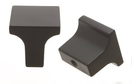 Crown Cabinet Hardware CHK83125BK matte black square cabinet knob