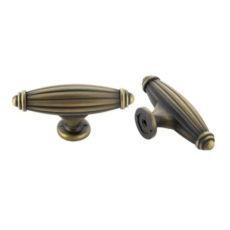 Crown Cabinet Hardware CHK86618ABSB antique satin brass cabinet knob