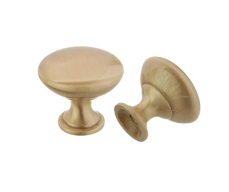 Crown Cabinet Hardware CHK910SB satin brass cabinet knob