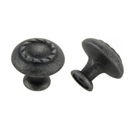 Crown Cabinet Hardware CHK970SIM antique silver cabinet knob