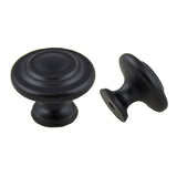 Crown Cabinet Hardware CHK971BK matte black cabinet knob