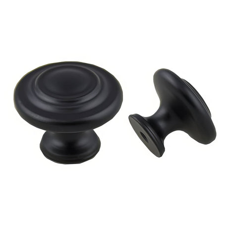 Crown Cabinet Hardware CHK971BK matte black cabinet knob
