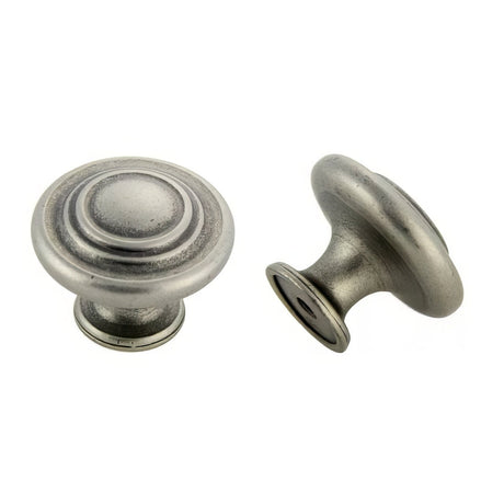 Crown Cabinet Hardware CHK971SIM antique silver cabinet knob