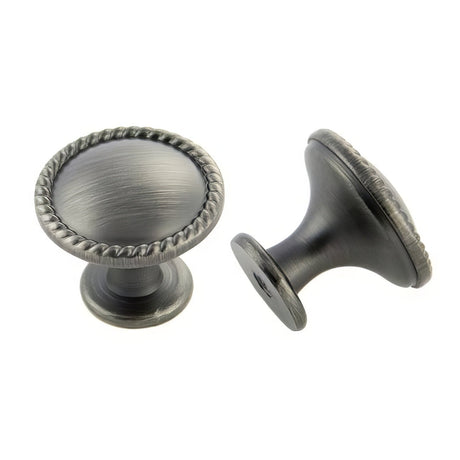 Crown Cabinet Hardware CHK972APH satin pewter cabinet knob
