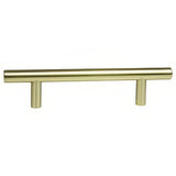Crown Cabinet Hardware CHP1096SB satin brass bar cabinet pull