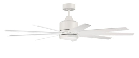 Craftmade CHP60MWW9 matte white ceiling fan blades included
