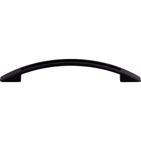 Top Knobs TK619BLK Tango Cut Out 5 1/16" Center to Center Bar Pull Flat Black