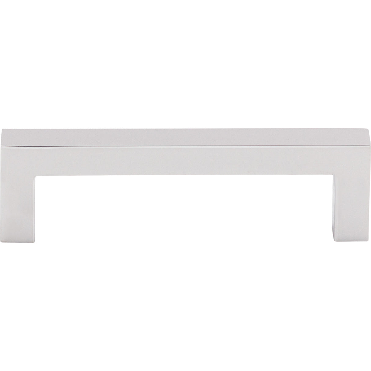 Top Knobs M1163 Square Bar 3 3/4" Center to Center Bar Pull Polished Chrome