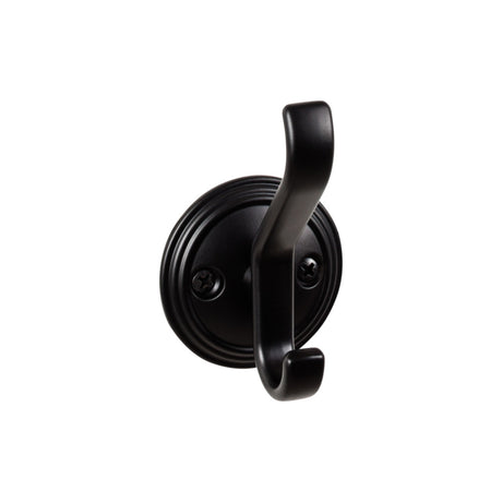 Top Knobs TK1061BLK Reeded 3 1/8" Wall Hooks Flat Black