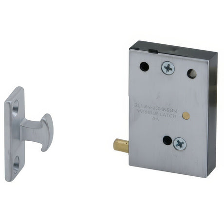 Ives CL1126D satin chrome invisible latch