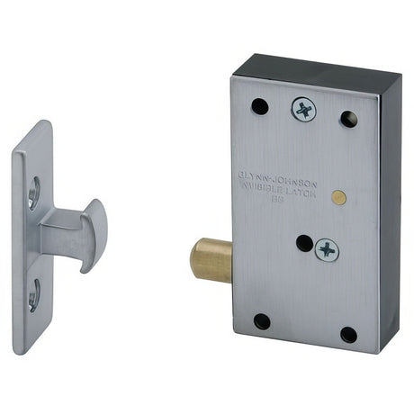 Ives CL1226D satin chrome invisible cabinet latch