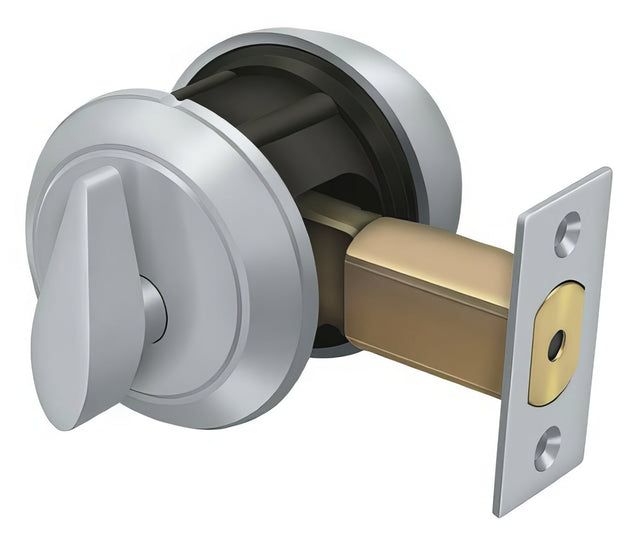 Deltana CL200LM-26D brushed chrome single cylinder deadbolt