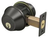 Deltana CL210LA-10B oil rubbed bronze double cylinder deadbolt