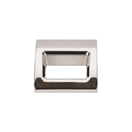 Top Knobs TK615PN Tango Center to Center Finger Pull Polished Nickel