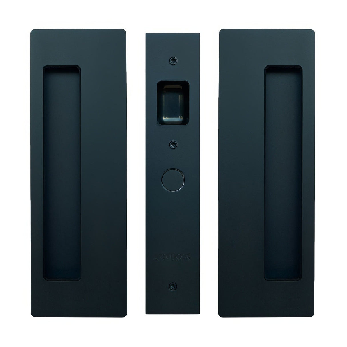 Cavilock CL400A0428 matte black passage magnetic latching