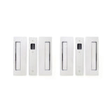 Cavilock CL400D0025 chrome passage pocket door set