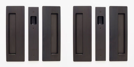 Cavilock CL400D0226 oil rubbed bronze passage pocket door set
