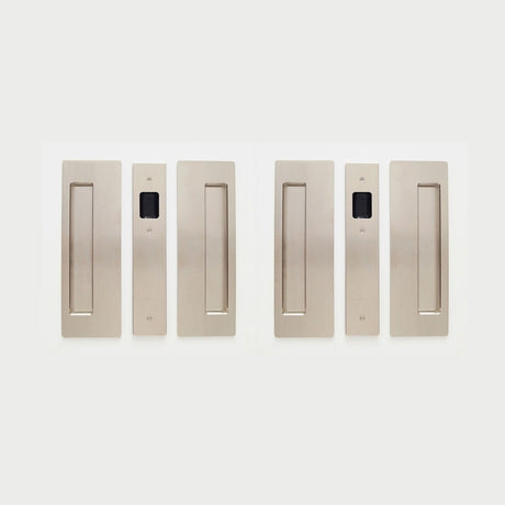 Cavilock CL400D0325 satin nickel passage pocket door set