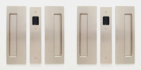 Cavilock CL400D0326 satin nickel passage pocket door set