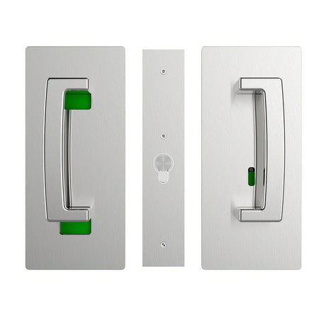 Cavilock CL406B0129 satin chrome privacy pocket door lock