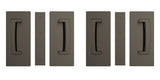 Cavilock CL406D0225 passage pocket door set in satin stainless, additional view
